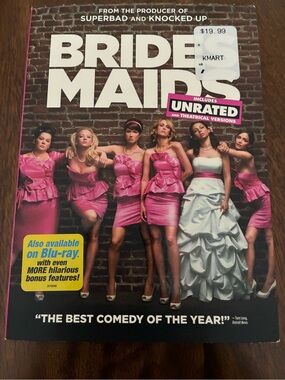 Universal Bridesmaids DVD Cover – Pink, White